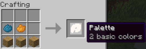 Crafting a palette