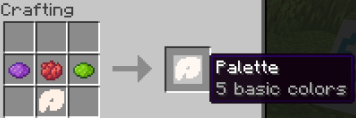 Filling a palette