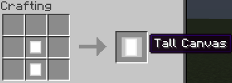 Crafting tall canvas